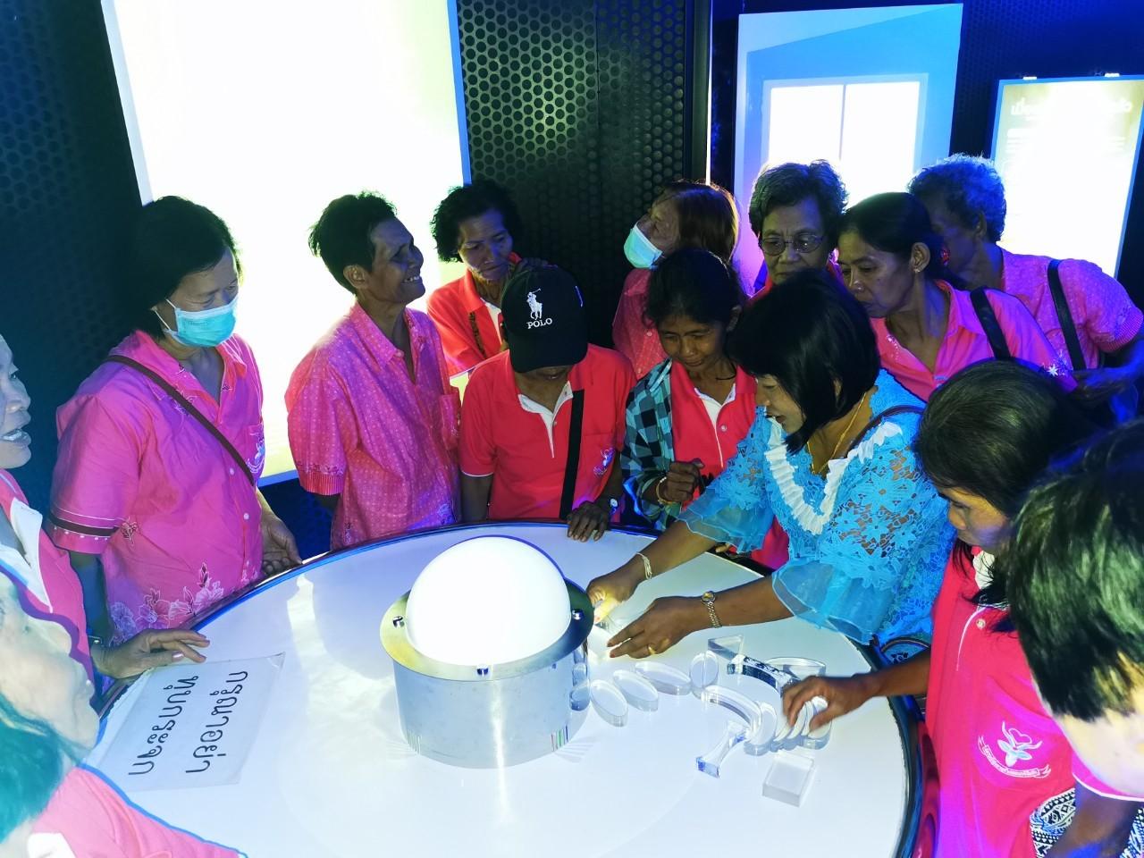 หอดูดาวเฉลิมพระเกียรติฯ ฉะเชิงเทรา ต้อนรับกลุ่มผู้สูงอายุและผู้เรียน กศน. เรียนรู้ดาราศาสตร์อย่างไม่จำกัดวัย
