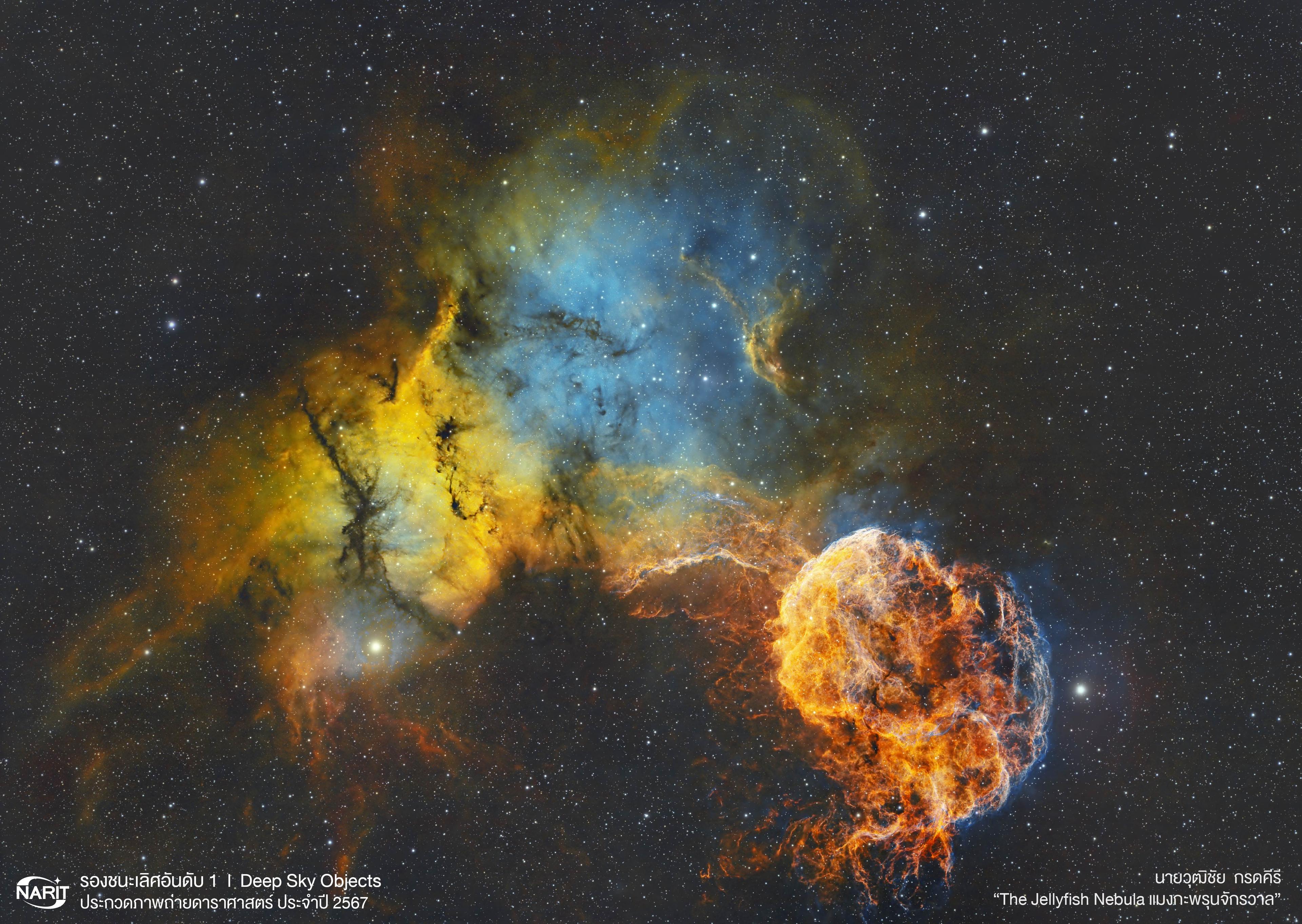 The Jellyfish Nebula แมงกะพรุนจักรวาล