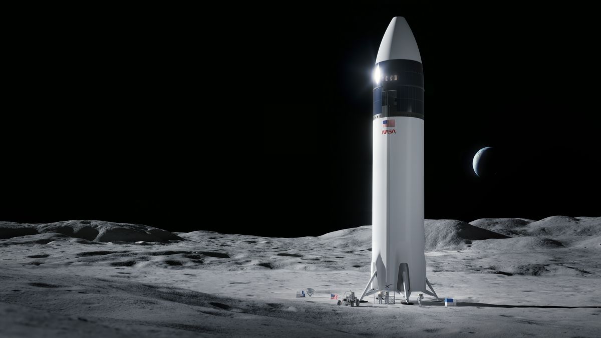 NASA ประกาศเลือกบริษัท SpaceX สร้างจรวดพานักบินอวกาศชาวสหรัฐฯ กลับไปเยือนดวงจันทร์