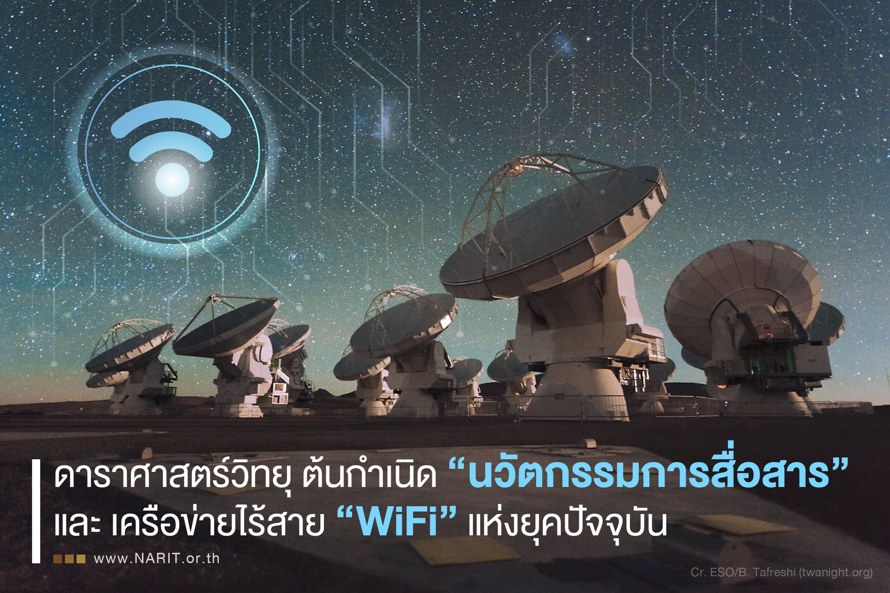 Ep. 19 ดาราศาสตร์วิทยุ ต้นกำเนิด “นวัตกรรมการสื่อสาร” และ เครือข่ายไร้สาย “WiFi” แห่งยุคปัจจุบัน