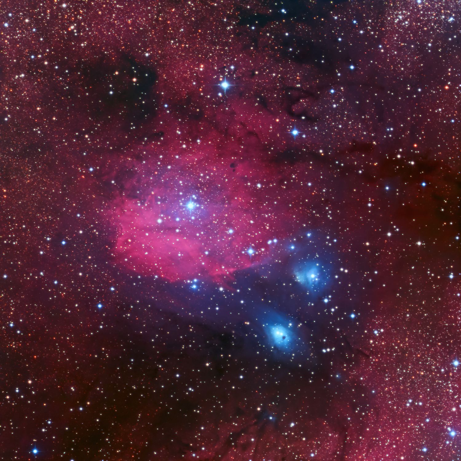 NGC 6589 6590 IC 1283 LBHa RHaGB