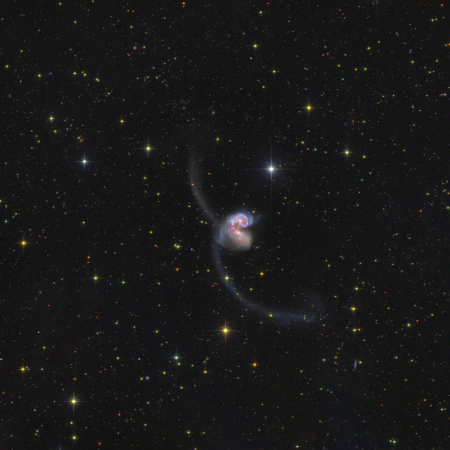 NGC 4038 4039 LRGB