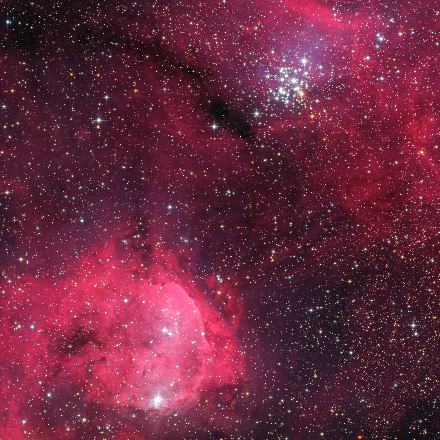 NGC 3293 LHa RHaGB