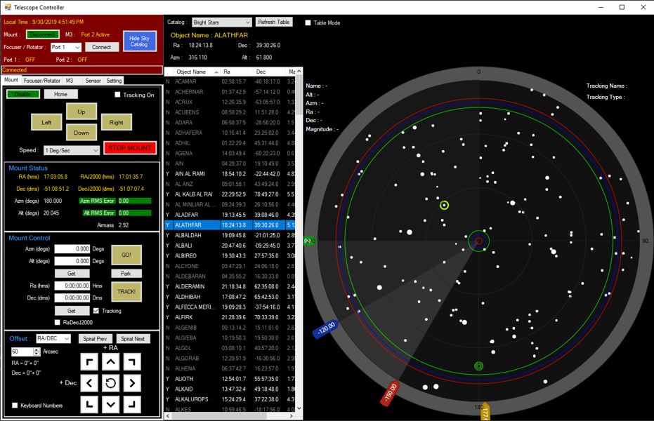 Software CDK700 Telescope Controller